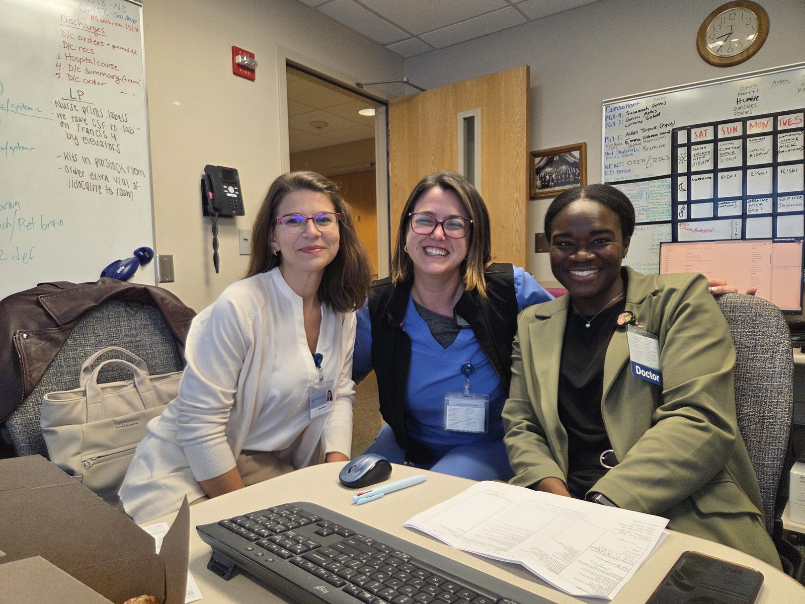 A Med&X Accelerator fellow during her internship