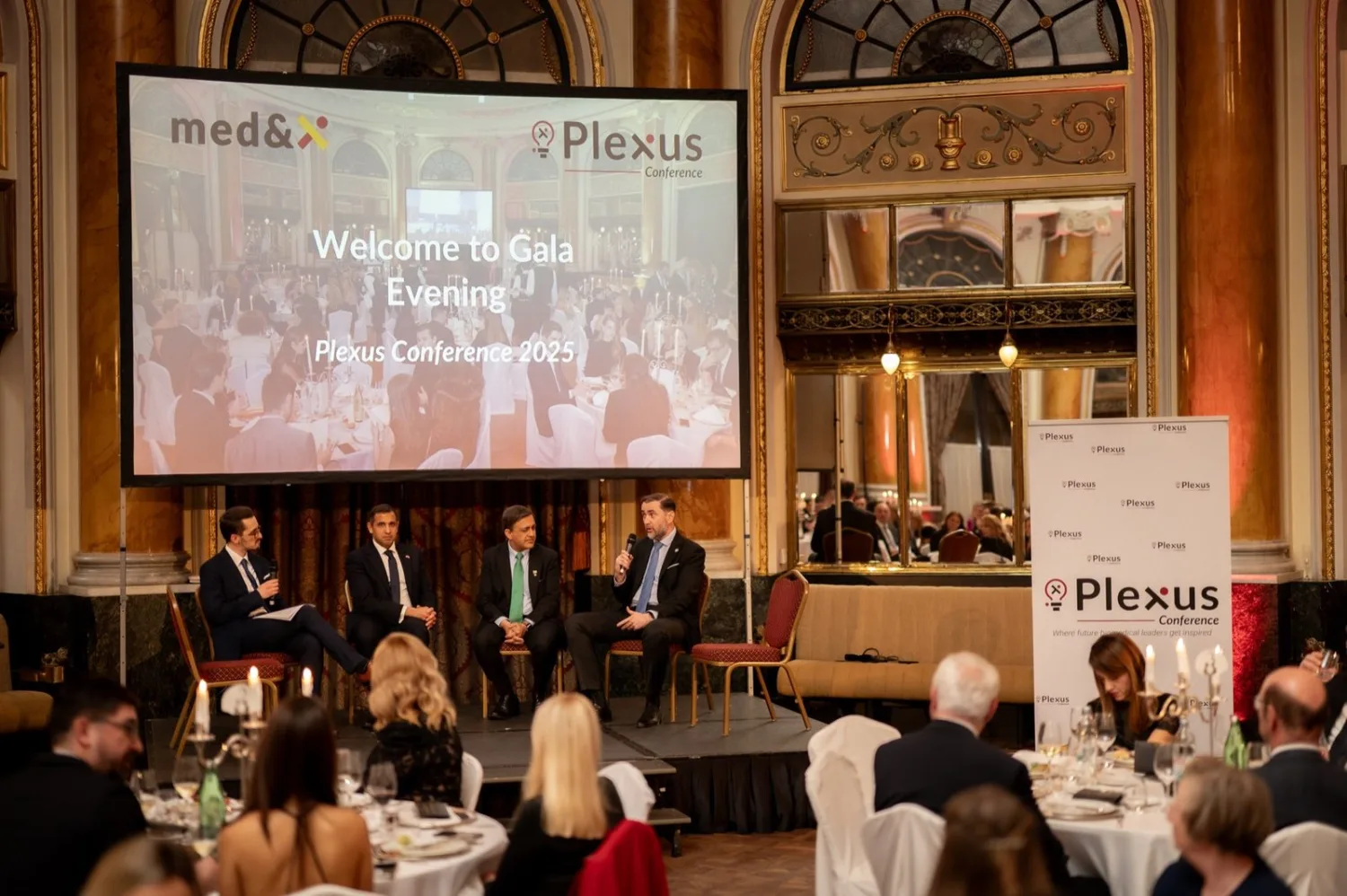 Physicians and scientists in session at a Med&X Plexus forum